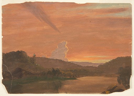 Billowing Cloud at Sunset, Hartford, Connecticut