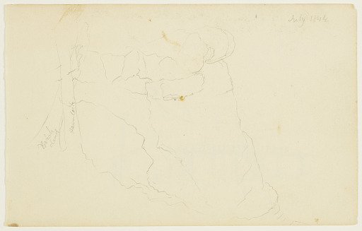 Rocky Outcropping with Trees, Catskill, New York