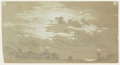 Cloudy Sky over a Wooded Ridge, Niagara Falls