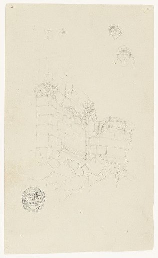 Ruins and Figure Sketches, Syria