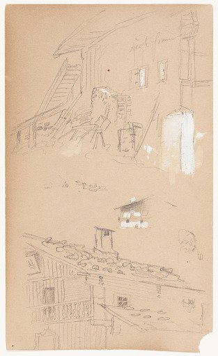 Swiss Chalet and Mixed Sketches, Switzerland