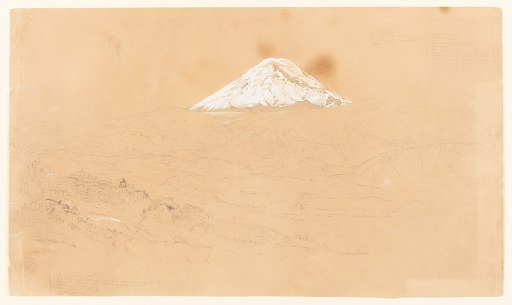 Snow-Capped Chimborazo from Guanujo, Ecuador