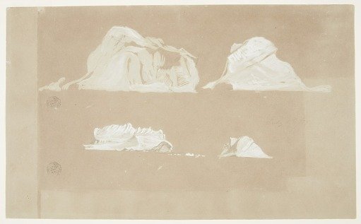 Icebergs near Cape St. John, Canada