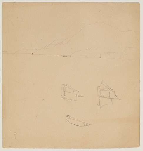Coastline and Ships, Mt. Desert Island, Maine