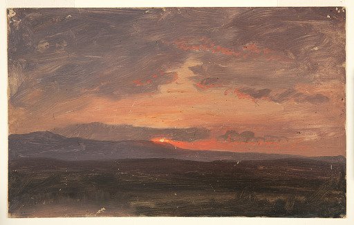 Sunset over the Catkills, New York