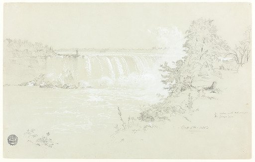 Horseshoe Falls and Goat Island from the Canadian Bank, Niagara Falls, Canada