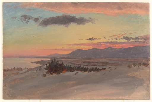 Hudson Valley in Winter, Looking Southwest from Olana