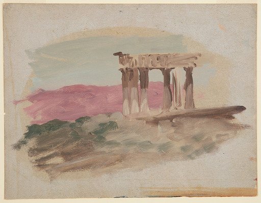 Ruins of a Doric Temple, Corinth, Greece