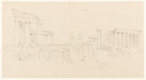 The Parthenon and Ruined Fragments, Athens, Greece