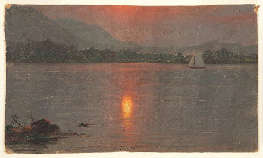 Maine Lake, Sunset
