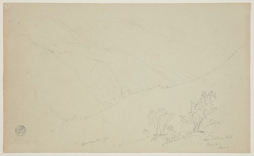 View of Blue Mountain Peak near Galloway Hill, Jamaica