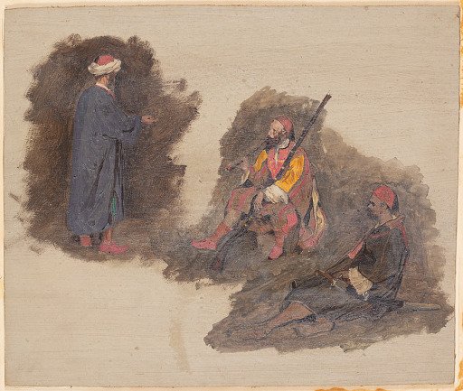Three Bedouin Men