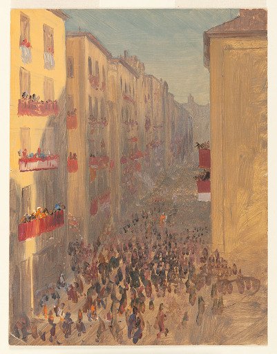 Carnival on the Via del Corso, Rome