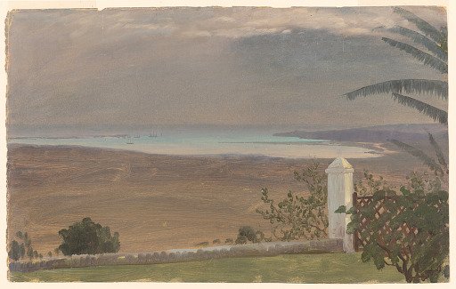 Kingston Harbor from Galloway Hill, Jamaica