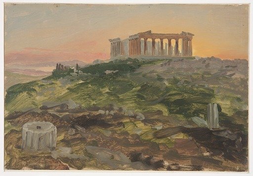 The Parthenon at Sunset, Athens