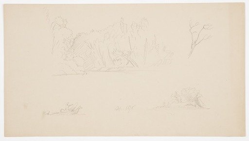 Lake Sketches near Mt. Katahdin, Maine
