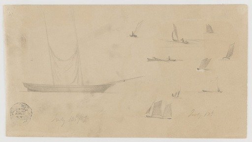 Sailboats near Newfoundland and Labrador, Canada
