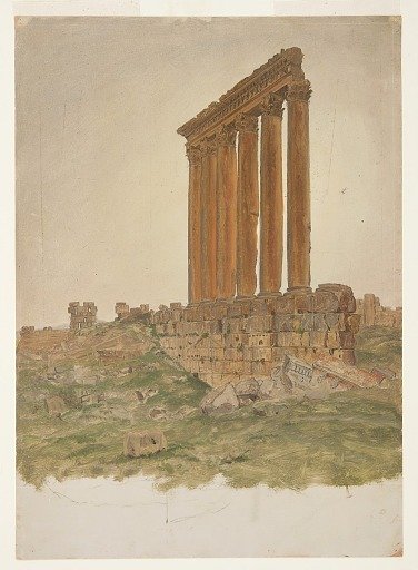 Pillars of the Temple of Jupiter, Baalbek, Syria