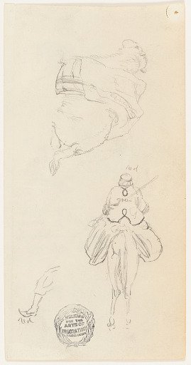 Sketches of Camels and Riders, Palestine (Israel)