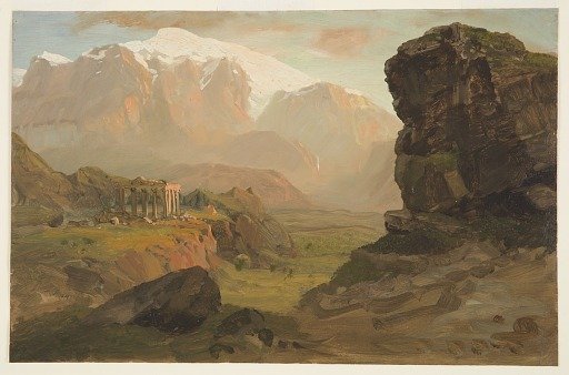 Imagined Landscape with Ruined Temple