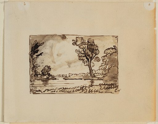 Imaginary Landscape with View of a Lake