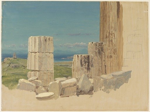 Broken Columns, View from the Parthenon, Athens