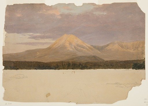 Mt. Katahdin from Katahdin Lake, Maine