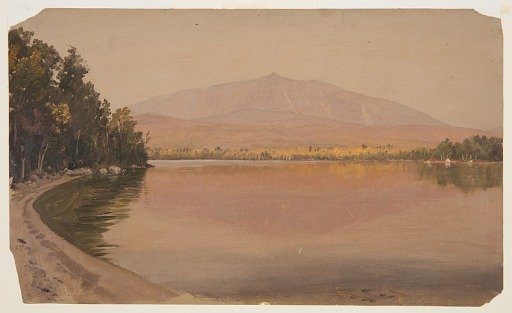 Mt. Katahdin from Togue Pond, Maine