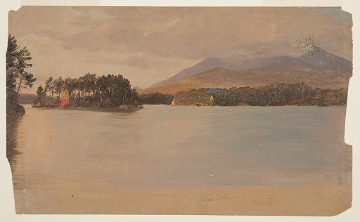 Mt. Katahdin from Togue Pond, Maine