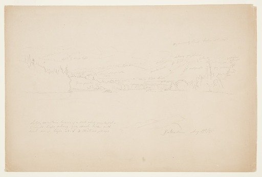 Lake and Foothills near Mt. Katahdin, Maine