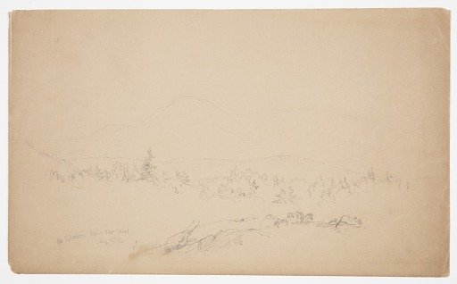 Mt. Katahdin from the East, Maine