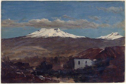 Chimborazo and Carihuairazo from Riobamba, Ecuador