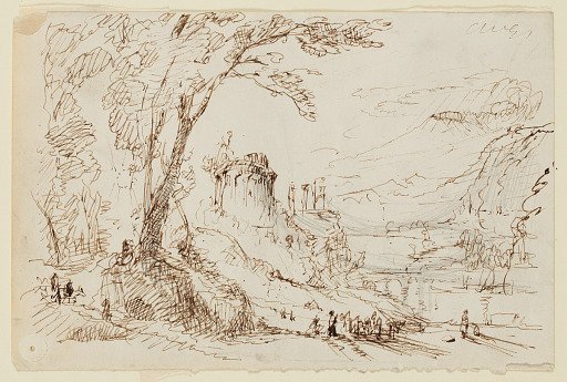Imaginary Landscape with Classical Ruins
