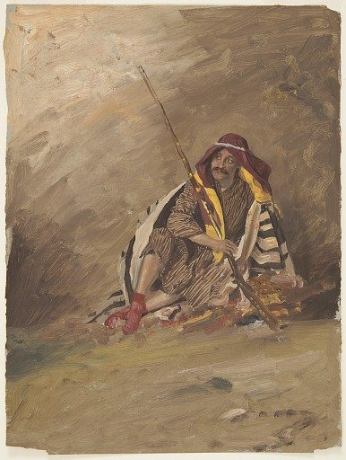 Seated Bedouin Figure