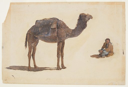 Camel and Seated Figure