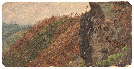 Mountain Ridge with Rock, Jamaica