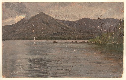 Mt. Katahdin from Katahdin Lake, Maine