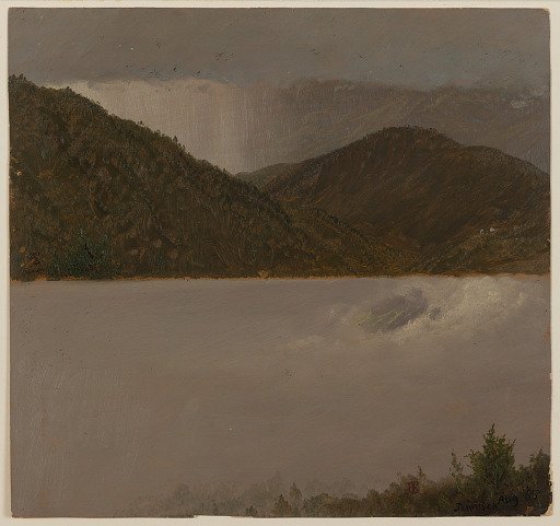 Storm Approaching over Mountaintops, Jamaica
