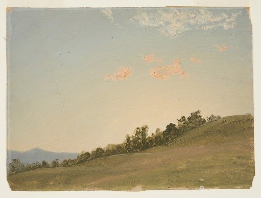 Hillside at Sunset, Hudson, New York