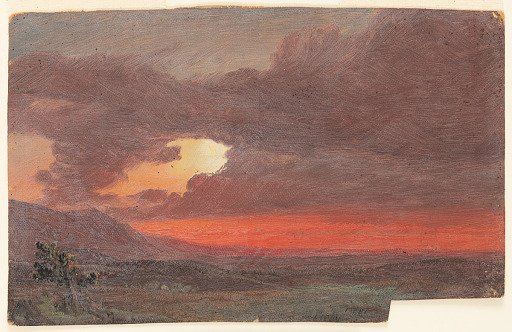 Sunset over the Hudson Valley, Hudson, New York