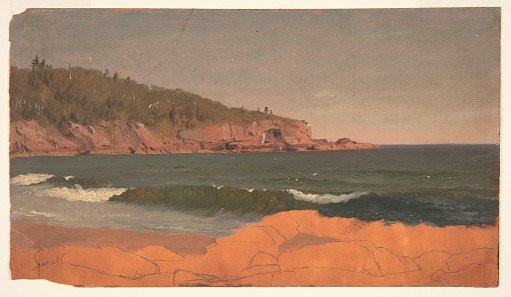 Great Head from Sand Beach, Mt. Desert Island, Maine