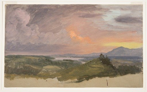 Sunset in the Hudson Valley, Hudson, New York