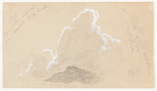 Summit with Billowing Clouds