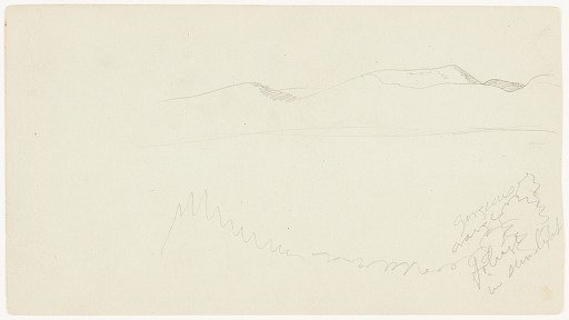 Mountain Range across a Plain