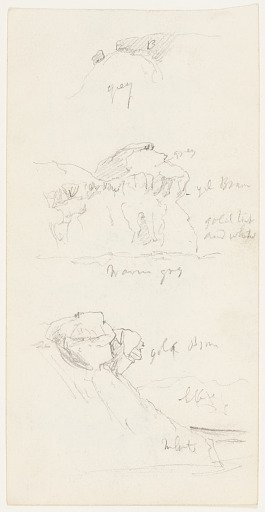 Landscape Sketches, Palestine or Syria (Israel or Jordan)