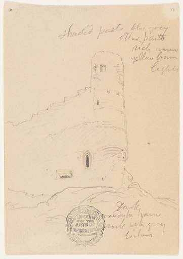Corner Tower at Tourbillon Castle, Sion, Switzerland