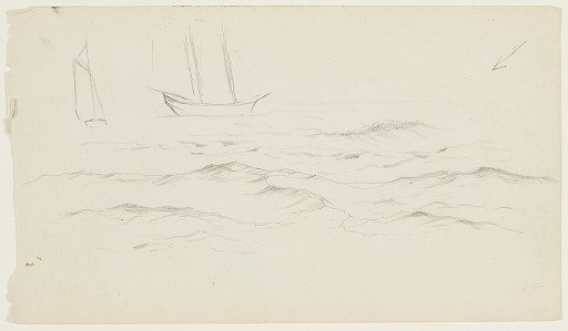 Schooners and Ocean Waves, Mt. Desert Island, Maine
