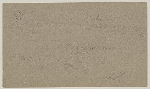 Landscape Sketch, Jamaica