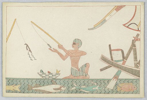The Little Fish and the Fisher-Man, Illustration for Aesop's Fables