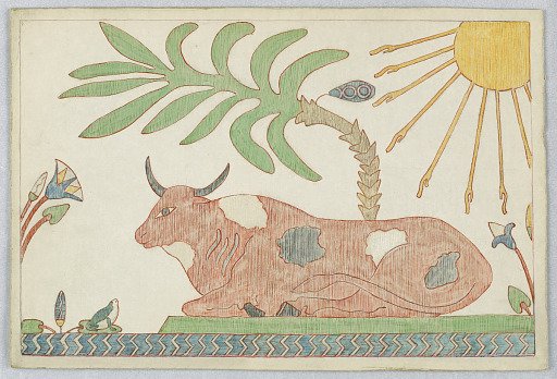 The Ox and the Frog, Illustration for Aesop's Fables